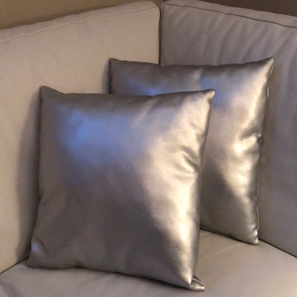 Pier 1 Other - Pier 1 Decorative Silver Throw Pillows in excellent condition. 2 Pillows